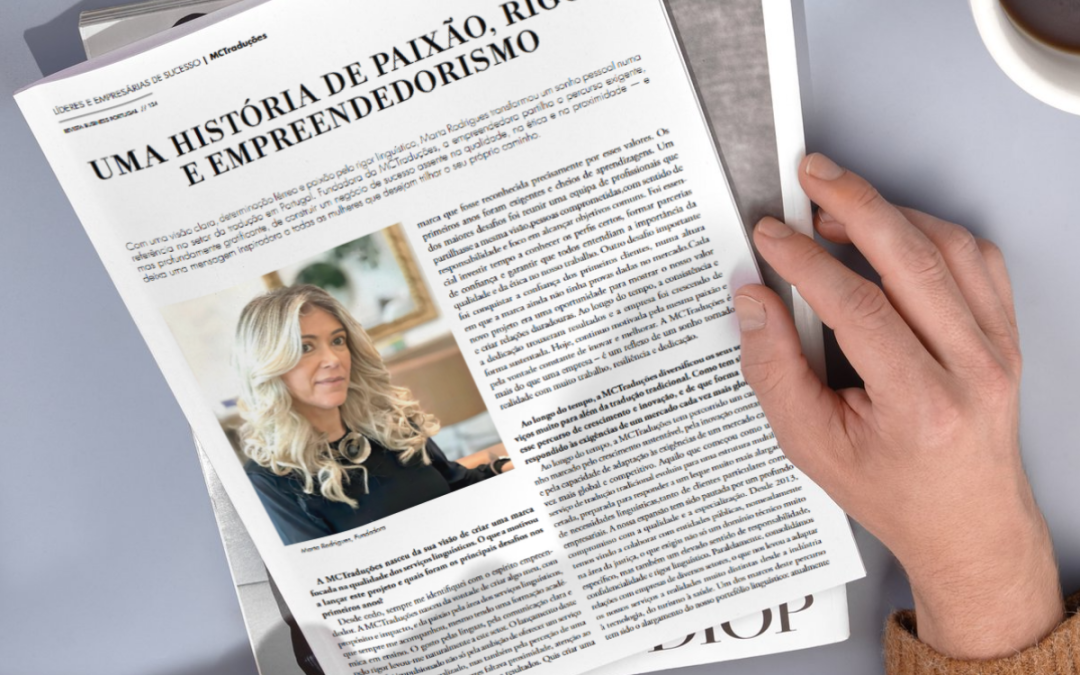 MC Traduções em destaque na imprensa nacional